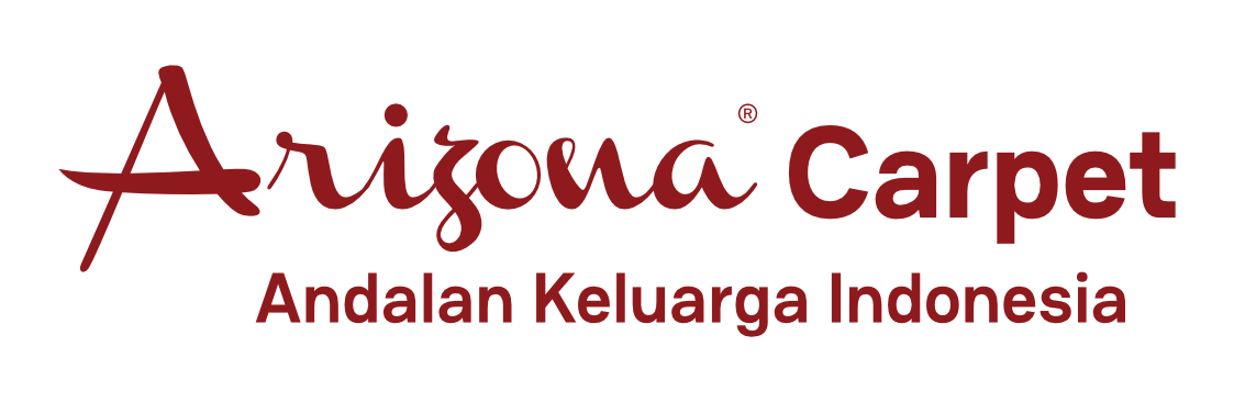 Logo Arizona Carpet Horizontal dengan Tagline